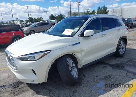 2021 Infiniti Qx50 Luxe z USA, uszkodzony, nr VIN 3PCAJ5BA1MF111037